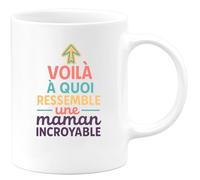 quotedazur - Mug Humour Maman Incroyable, Un Cadeau À Célébrer Chaque Jour Avec Amour Et Fierté Parfait Tasse Exceptionnelle Pour Toutes Les Occasions