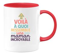 quotedazur - Mug Humour Maman Incroyable, Un Cadeau À Célébrer Chaque Jour Avec Amour Et Fierté Parfait Tasse Exceptionnelle Pour Toutes Les Occasions
