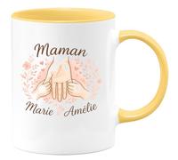 quotedazur - Mug Humour Maman Marie Amélie Cadeau Personnalisé Pour Attentionnée Original Tasse Personnalisée Unique Et Élégante
