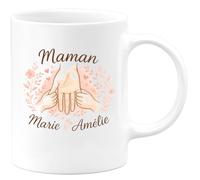 quotedazur - Mug Humour Maman Marie Amélie - Cadeau Personnalisé Pour Maman Attentionnée - Cadeau Original Pour Maman Tasse Personnalisée Unique Et Élégante