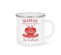 quotedazur - Mug Humour Maman, Nous Avons Essayé De Te Trouver Le Plus Beau Des Cadeaux Mais Tu As Déjà Tes Enfants Idéal Cadeau Pour Avec Tasse Originale Et Touchante