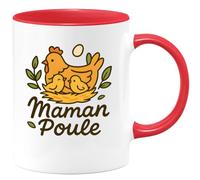 quotedazur - Mug Humour Maman Poule Cadeau Tendre Pour Femme Attentionnée Original Tasse Et Protectrice