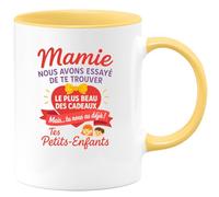 quotedazur - Mug Humour Mamie, Le Plus Beau Cadeau, C’Est Toi Déjà, Tes Petits-Enfants Unique Pour Tasse Personnalisée Pleine D’Amour
