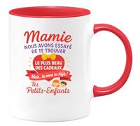 quotedazur - Mug Humour Mamie, Le Plus Beau Cadeau, C’Est Toi Déjà, Tes Petits-Enfants Unique Pour Tasse Personnalisée Pleine D’Amour