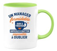 quotedazur - Mug Humour Manager Exceptionnel : Rare À Trouver, Unique À Garder, Impossible À Oublier - Cadeau Parfait Pour Manager, Tasse Originale Et Personnalisée