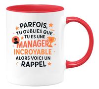 quotedazur - Mug Humour Manager Incroyable Un Rappel Motivant À Ne Jamais Oublier Cadeau Original Pour Tasse Unique Et Inspirante