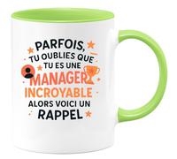quotedazur - Mug Humour Manager Incroyable : Un Rappel Motivant À Ne Jamais Oublier - Cadeau Original Pour Manager Tasse Unique Et Inspirante
