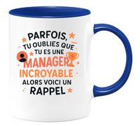 quotedazur - Mug Humour Manager Incroyable Un Rappel Motivant À Ne Jamais Oublier Cadeau Original Pour Tasse Unique Et Inspirante