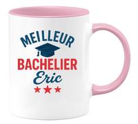 quotedazur - Mug Humour Meilleur Bachelier Eric Cadeau De Réussite Pour Un Étudiant Exceptionnel Idéal Tasse Personnalisée Bac Parfait