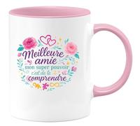 quotedazur - Mug Humour Meilleure amie : mon super pouvoir c'est de te comprendre - Cadeau Meilleure amie Femme