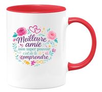 quotedazur - Mug Humour Meilleure amie : mon super pouvoir c'est de te comprendre - Cadeau Meilleure amie Femme