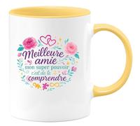 quotedazur - Mug Humour Meilleure amie : mon super pouvoir c'est de te comprendre - Cadeau Meilleure amie Femme