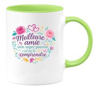 quotedazur - Mug Humour Meilleure amie : mon super pouvoir c'est de te comprendre - Cadeau Meilleure amie Femme