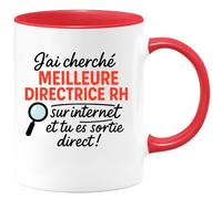 quotedazur - Mug Humour Meilleure Directrice Rh : Cadeau Parfait, Tasse Unique Pour Femme De Talent - Cadeau Parfait Tasse Originale Pour Directrice Rh Exceptionnelle