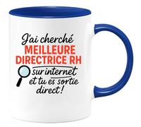 quotedazur - Mug Humour Meilleure Directrice Rh : Cadeau Parfait, Tasse Unique Pour Femme De Talent - Cadeau Parfait Tasse Originale Pour Directrice Rh Exceptionnelle