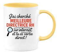 quotedazur - Mug Humour Meilleure Directrice Rh : Cadeau Parfait, Tasse Unique Pour Femme De Talent - Cadeau Parfait Tasse Originale Pour Directrice Rh Exceptionnelle