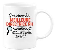 quotedazur - Mug Humour Meilleure Directrice Rh : Cadeau Parfait, Tasse Unique Pour Femme De Talent - Cadeau Parfait Tasse Originale Pour Directrice Rh Exceptionnelle