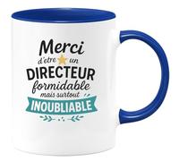 quotedazur - Mug Humour Merci D'être Un Directeur Formidable Et Inoubliable - Cadeau Tasse Unique Pour Directeur, Idée Parfaite À Offrir