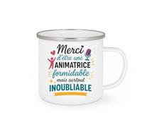 quotedazur - Mug Humour Merci D'être Une Animatrice Formidable Et Inoubliable Avec Ce Mug Élégant. - Cadeau Original Pour Animatrice - Tasse Personnalisée Unique