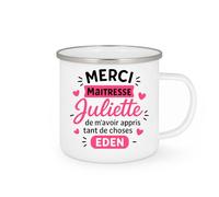 quotedazur - Mug Humour Merci Maîtresse Juliette Pour Toutes Les Choses Précieuses Apprises Eden Cadeau Tasse Apprécié Ses Leçons Inspirantes