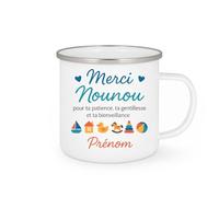 quotedazur - Mug Humour Merci Nounou Pour Ta Patience, Gentillesse Et Bienveillance Prénom Cadeau Tasse Attentionnée Bienveillante