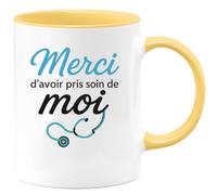 quotedazur - Mug Humour Merci Pour Tes Soins Et Ton Attention, Un Vrai Soutien Précieux Idéal Cadeau Maman Ou Amie Tasse Originale Touchante