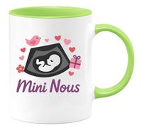 quotedazur - Mug Humour Mini Nous - Mug Personnalisé Pour Maman Et Bébé, Cadeau Tendre Et Unique - Cadeau Original Tasse Personnalisée Pour Couple Ou Maman, Idée Unique