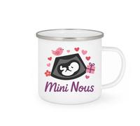 quotedazur - Mug Humour Mini Nous - Mug Personnalisé Pour Maman Et Bébé, Cadeau Tendre Et Unique - Cadeau Original Tasse Personnalisée Pour Couple Ou Maman, Idée Unique