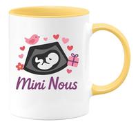 quotedazur - Mug Humour Mini Nous Personnalisé Pour Maman Et Bébé, Cadeau Tendre Unique Original Tasse Personnalisée Couple Ou Idée