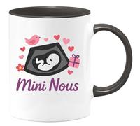 quotedazur - Mug Humour Mini Nous Personnalisé Pour Maman Et Bébé, Cadeau Tendre Unique Original Tasse Personnalisée Couple Ou Idée