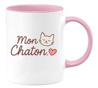 quotedazur - Mug Humour Mon Chaton... Idéal Cadeau Tasse Pour Amoureuse Des Chats Mignons Et Doux