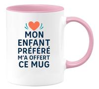 quotedazur - Mug Humour Mon Enfant Préféré M'a Offert Ce Cadeau Original Tasse Pour Maman