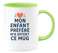 quotedazur - Mug Humour Mon Enfant Préféré M'a Offert Ce Cadeau Original Tasse Pour Maman