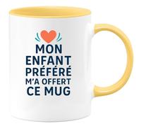 quotedazur - Mug Humour Mon Enfant Préféré M'a Offert Ce Cadeau Original Tasse Pour Maman