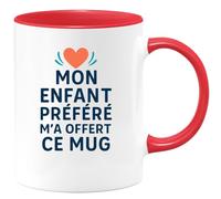 quotedazur - Mug Humour Mon Enfant Préféré M'a Offert Ce Cadeau Original Tasse Pour Maman