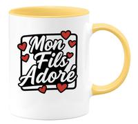 quotedazur - Mug Humour Mon Fils Adoré, Cadeau Tendre Pour Bien-aimé Idée Tasse Chéri Et À Offrir Avec Amour