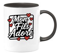 quotedazur - Mug Humour Mon Fils Adoré, Cadeau Tendre Pour Bien-aimé Idée Tasse Chéri Et À Offrir Avec Amour