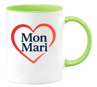 quotedazur - Mug Humour Mon Mari - Mug Original, Cadeau Parfait Pour Homme À Offrir - Cadeau Original Pour Homme, Tasse Personnalisée Idéale Pour Mari