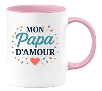 quotedazur - Mug Humour Mon Papa D’Amour Cadeau Unique Pour Parfait Toutes Les Occasions Idéal Tasse Personnalisée Fête Des Pères Ou Anniversaire