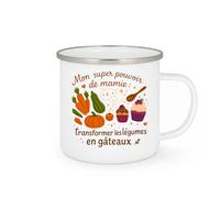 quotedazur - Mug Humour Mon super pouvoir de mamie : transformer les légumes en gâteaux - Cadeau Mamie Femme