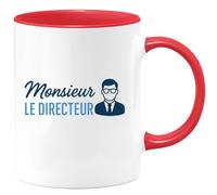 quotedazur - Mug Humour Monsieur Le Directeur Tasse Élégante Pour Homme Au Bureau Cadeau Original Unique Et Élégant