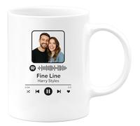 quotedazur - Mug Humour Mug Fine Line Harry Styles - Cadeau Original Pour Fans De Musique - Idée Cadeau Tasse Unique Harry Styles Pour Fans Musiciennes