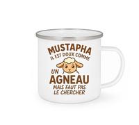quotedazur - Mug Humour Mustapha Doux Comme Un Agneau, Mais Ne Le Cherche Pas Idée Cadeau Originale Tasse Unique Pour Homme