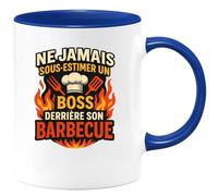 quotedazur - Mug Humour Ne Jamais Sous-estimer Un Expert Derrière Son Barbecue, Et Passion Réunis Idée Cadeau Originale Tasse Pour Amateurs De Moments Conviviaux