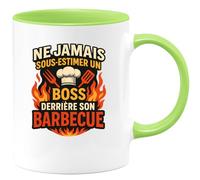 quotedazur - Mug Humour Ne Jamais Sous-estimer Un Expert Derrière Son Barbecue, Et Passion Réunis Idée Cadeau Originale Tasse Pour Amateurs De Moments Conviviaux