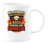 quotedazur - Mug Humour Ne Jamais Sous-estimer Un Expert Derrière Son Barbecue, Et Passion Réunis Idée Cadeau Originale Tasse Pour Amateurs De Moments Conviviaux