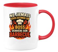 quotedazur - Mug Humour Ne Jamais Sous-estimer Un Expert Derrière Son Barbecue, Et Passion Réunis Idée Cadeau Originale Tasse Pour Amateurs De Moments Conviviaux