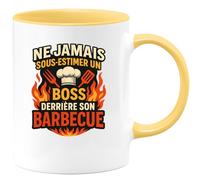 quotedazur - Mug Humour Ne Jamais Sous-estimer Un Expert Derrière Son Barbecue, Et Passion Réunis Idée Cadeau Originale Tasse Pour Amateurs De Moments Conviviaux