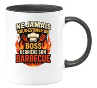 quotedazur - Mug Humour Ne Jamais Sous-estimer Un Expert Derrière Son Barbecue, Humour Et Passion Réunis - Idée Cadeau Originale Tasse Pour Amateurs De Barbecue Et Moments Conviviaux