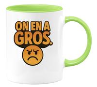 quotedazur - Mug Humour On En A Gros Tasse Avec Message Drôle Pour Hommes Idée Cadeau Originale Humoristique Homme